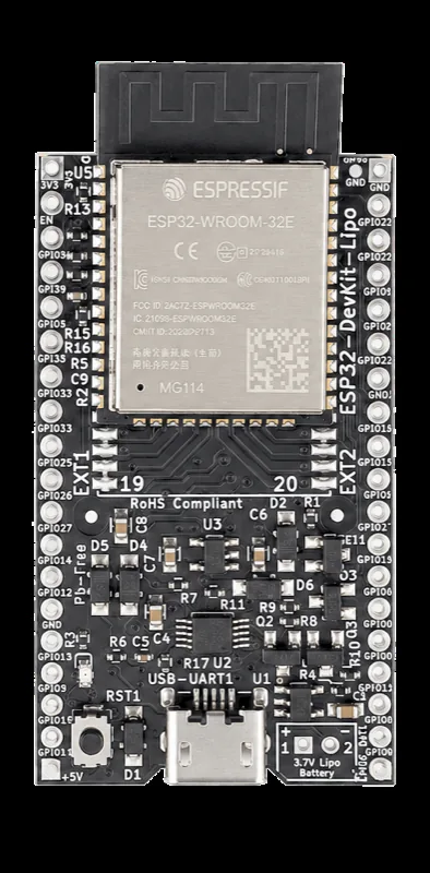 ESP32-WROVER-DevKit-Lipo board